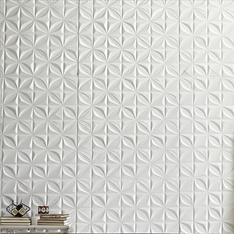 Revestimento de Gesso 3D Moderno Parede com revestimento de gesso 3D