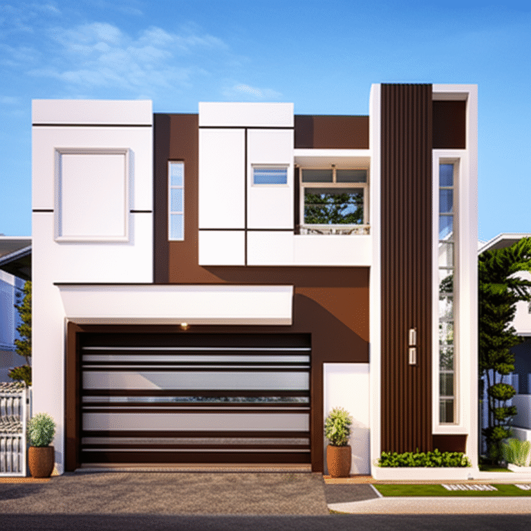 Fachada com Gesso: Modernidade e Versatilidade Fachada moderna com detalhes em gesso
