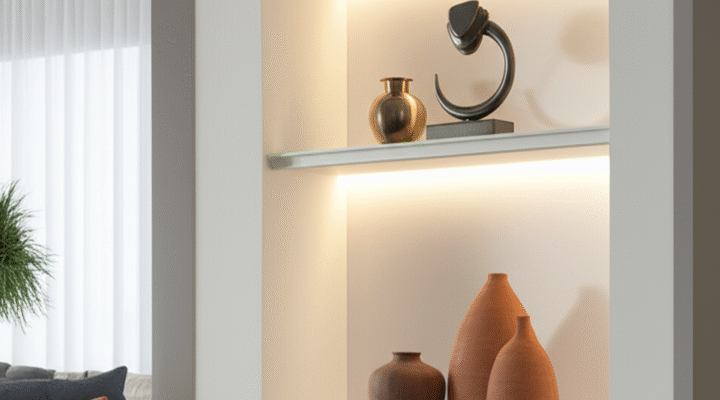 Micro Nichos de Gesso: Revolucione a Organização e o Estilo da Sua Casa!