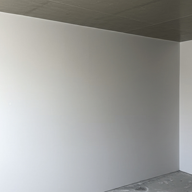 Aplicação de Gesso Liso Paredes com gesso liso prontas para pintura